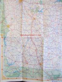 GULF / Georgia and North Carolina and South Carolina, Tourgide map