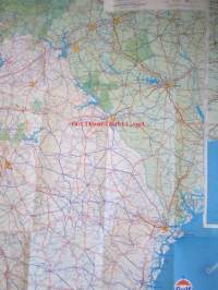 GULF / Georgia and North Carolina and South Carolina, Tourgide map