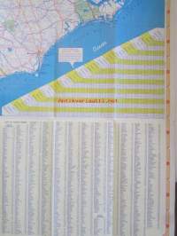 GULF / Georgia and North Carolina and South Carolina, Tourgide map