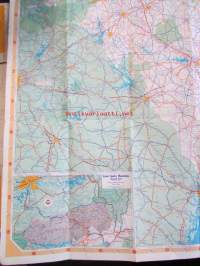 GULF / Georgia and North Carolina and South Carolina, Tourgide map