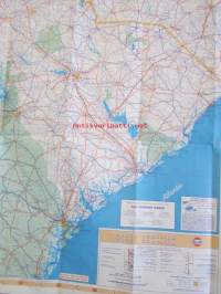 GULF / Georgia and North Carolina and South Carolina, Tourgide map