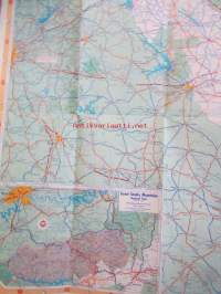 GULF / Georgia and North Carolina and South Carolina, Tourgide map