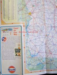 GULF / Georgia and North Carolina and South Carolina, Tourgide map