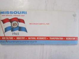 Missouri official highway map 1965