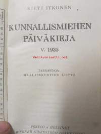 Kunnallismiehen Päiväkirja 1935