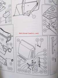 Wille 655c varaosaluettelo, reservdelskatalog, spare parts list, valmistenumerosta 119001 eteenpäin, tillverkningsnummer, production number