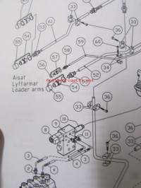 Wille 655c varaosaluettelo, reservdelskatalog, spare parts list, valmistenumerosta 119001 eteenpäin, tillverkningsnummer, production number