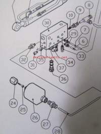 Wille 655c varaosaluettelo, reservdelskatalog, spare parts list, valmistenumerosta 119001 eteenpäin, tillverkningsnummer, production number