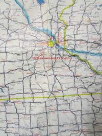 AUTO-LITE / North Central States Offical Road map