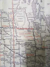 AUTO-LITE / North Central States Offical Road map