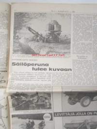 Koneviesti 1966 nr 2 -mm. Maataloustutkimus - käytännön tutkimus, Ajankohtaista putkilypsykoneista, Mikä on Elmian tulevaisuus, Säilöperuna tulee kuvaan,