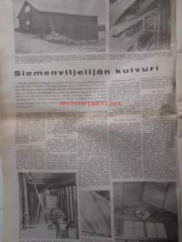 Koneviesti 1966 nr 20 -mm. Siemenviljelyskuivuri, SM-kyntökilpailut, Uusi yhdistelmäkone, Muovikelmu viljan varastoinnissa, Uusia puimurimalleja, Puutavaran