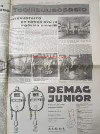 Koneviesti 1965 nr 20 -mm. Moottori alas ja muotoilu esiin, Elementtirakenteinen juontolaite ja kuormaajasarja, Ruisvehnä - tulevaisuuden viljalaji,