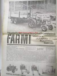 Koneviesti 1965 nr 21 -mm. Katkosilppuristo suurempi malli, Rautiainen voittamaton, Lisääkö nelipyöräveto vetovoimaa, Pyörä työvälineenä,