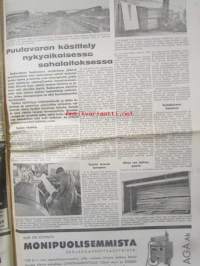 Koneviesti 1965 nr 21 -mm. Katkosilppuristo suurempi malli, Rautiainen voittamaton, Lisääkö nelipyöräveto vetovoimaa, Pyörä työvälineenä,