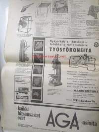 Koneviesti 1965 nr 11 -mm. Valmet Synkro, James kuormaaja, Hymas kaivinkone, Puutarhatraktorit 1965, Koneellinen puunkäsittely välivarastolla, Raket moottorisaha,