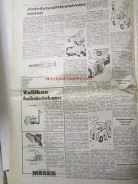 Koneviesti 1965 nr 14 -mm. Heinätyönäytökset Mäntän näyttelyssä, Uusi haponlisäyslaite, Turvakehyskysymys &quot;jumissa&quot;, Tietoa ja käytäntöä konemiehille,