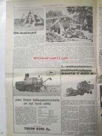 Koneviesti 1965 nr 14 -mm. Heinätyönäytökset Mäntän näyttelyssä, Uusi haponlisäyslaite, Turvakehyskysymys &quot;jumissa&quot;, Tietoa ja käytäntöä konemiehille,