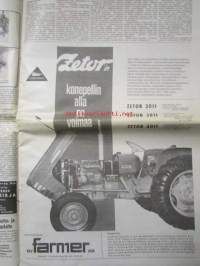 Koneviesti 1965 nr 6 Kannessa mainos:  Uudet Ford-traktorit ovat sitkeävetoisia ja edullisia. Konekonsulenttien jatkokoulutuspäivät Helsingissä 1-6.3.1965