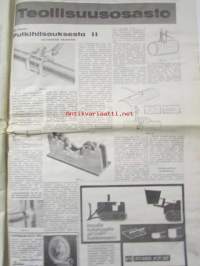 Koneviesti 1965 nr 6 Kannessa mainos:  Uudet Ford-traktorit ovat sitkeävetoisia ja edullisia. Konekonsulenttien jatkokoulutuspäivät Helsingissä 1-6.3.1965