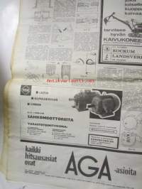 Koneviesti 1965 nr 6 Kannessa mainos:  Uudet Ford-traktorit ovat sitkeävetoisia ja edullisia. Konekonsulenttien jatkokoulutuspäivät Helsingissä 1-6.3.1965