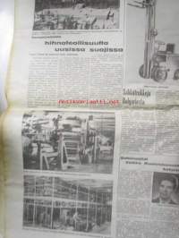 Koneviesti 1965 nr 6 Kannessa mainos:  Uudet Ford-traktorit ovat sitkeävetoisia ja edullisia. Konekonsulenttien jatkokoulutuspäivät Helsingissä 1-6.3.1965