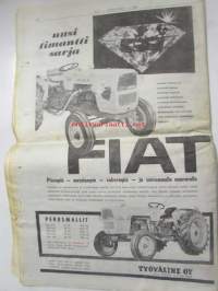 Koneviesti 1965 nr 6 Kannessa mainos:  Uudet Ford-traktorit ovat sitkeävetoisia ja edullisia. Konekonsulenttien jatkokoulutuspäivät Helsingissä 1-6.3.1965