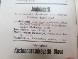 Otavan Joulukirjallisuus v. 1902 -myyntiluettelo