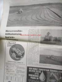 Koneviesti 1970 nr 10 -mm. Lehmät liukuhihnalla, Emakot häkeissä ja porsaat pattereissa, Kasvinsuojeluruiskun kunnostus, Silppurit tekniset tiedot ja kuvat,