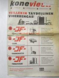 Koneviesti 1970 nr 5 -mm. Miten nuffieldistä tulee Leyland, Jousipiikkiäkeitä, tekniset tiedot ja kuvat, monitoimikoneet tulevat vaikka väkisin, koneurakoitsija