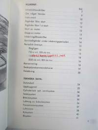 Perkins 4.236, 6.354 handbok -käyttöohjekirja ruotsiksi