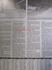 Vauhdin Maailma 1991 nr 2 -mm.Formula 1 tekniikkaa -90 ja uutta kautta odotellessa, Moto-Guzzi California III, Uudet Nissan Sunnyt, Wareliusten Argo-katti, Chevy