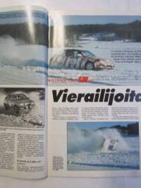 Vauhdin Maailma 1991 nr 4 -mm. formula 1 Phoenix, Ralli-SM Jyväshovin talviralli Länsirannikon ja Juniorit Alavudella, Ralli-MM Portugali, POrsche 944 Cap, Alfa