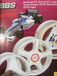 Vauhdin Maailma 1995 nr 8 Neste 1000 Lakes Rally virallinen ohjelma - official program (ei sisällä karttaa eikä kisaohjelmaa!) -mm. Formula 1 Ranskan ja