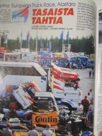 Vauhdin Maailma 1995 nr 9 -mm. Formula 1 Saksa ja Unkari GP:t, Trial-MM Helsinki, Ralli-MM Historic, Rata-SM Jurva, Sport 2000 rata-autoilun pelastus,  MCLaren GTR,