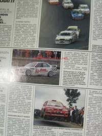 Vauhdin Maailma 1995 nr 9 -mm. Formula 1 Saksa ja Unkari GP:t, Trial-MM Helsinki, Ralli-MM Historic, Rata-SM Jurva, Sport 2000 rata-autoilun pelastus,  MCLaren GTR,