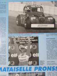 Vauhdin Maailma 1995 nr 10 -mm. Formula 1 Spa ja Monza GP:t, AMG C36, Berndt Scneiderin DTM Mersu, Formula K-MM Ranska, Gilles mestari INDYCAR, Rallicross-EM Ruotsi