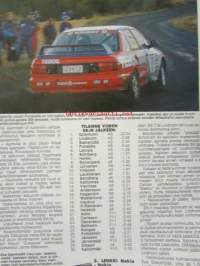 Vauhdin Maailma 1995 nr 10 -mm. Formula 1 Spa ja Monza GP:t, AMG C36, Berndt Scneiderin DTM Mersu, Formula K-MM Ranska, Gilles mestari INDYCAR, Rallicross-EM Ruotsi