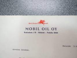 Mobil Oil Oy voiteluainehinnat -myyntiesite