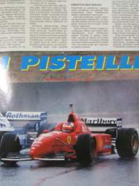 Vauhdin Maailma 1996 nr 7 -mm. Formula 1 Espanja ja Kanada GP:t, ITC Helsinki, Rata-SM Hämeenlinna ja Alastaro, Indy 500 &amp; U.S. 500, Motocross-MM Heinola,