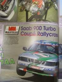 Vauhdin Maailma 1996 nr 12 -mm. Formula 1 Citroen Saxo 1.4 SX, Nissan Primera Sport Deck, Saksan STT sarja, Palm Sprins GP, Offroad-Land Rover, Elämäni kisa Seppo