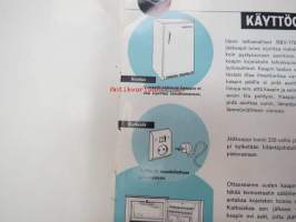 Upi-jääkaapit RBV-170, RBV 210 -käyttöohjekirja