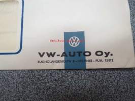 VV-Auto Oy -kirjelähetys, kuori + sisältö (jokin asiakirja) 3.11.1958