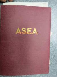 ASEA -taloon tulleen uuden työntekijän kansio, jossa asiaa mm. työturvallisuudesta