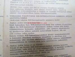 AK Autoklubi / SOS International -yhteinen turvapaketti helpottamaan automatkailua - Huom! Sisältää käyttämättömät SOS Shekit alkuperäisessä vihossaan