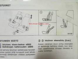 Datsun Nissan N10 mallisarja käyttöohjekirja