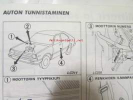 Datsun Nissan N10 mallisarja käyttöohjekirja