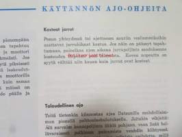 Datsun Bluebird ohjekirja