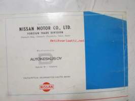 Datsun Bluebird ohjekirja