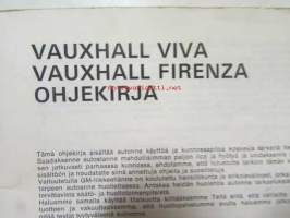 Vauxhall Viva, Firenza ohjekirja